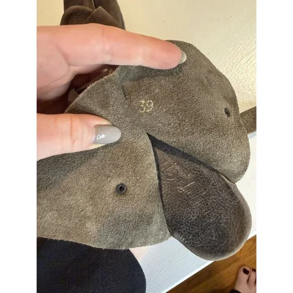 NEW Trippen Womens Mandarin Heeled Sandal Brown Leather UK 39 US 8.5 $392 [jb] - Picture 9 of 11